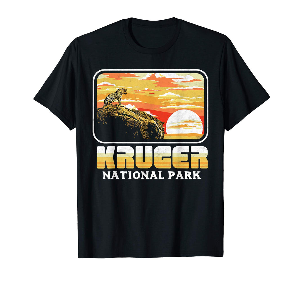 Kruger National Park Leopard 80S T-Shirt - Aesthetic Graphic Men Women - T-Shirt, Sweatshirt, Hoodie