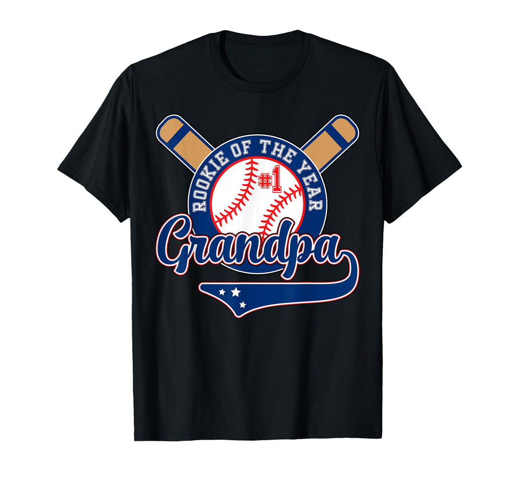 Grandpa Rookie Year 1St Birthday T-Shirt - Fun Novelty Design Unisex - T-Shirt, Sweatshirt, Hoodie