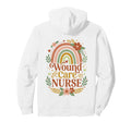 Wound Care Nurse Boho Rainbow Floral Rn Hoodie - Novelty Apparel Men Women - T-Shirt, Sweatshirt, Hoodie