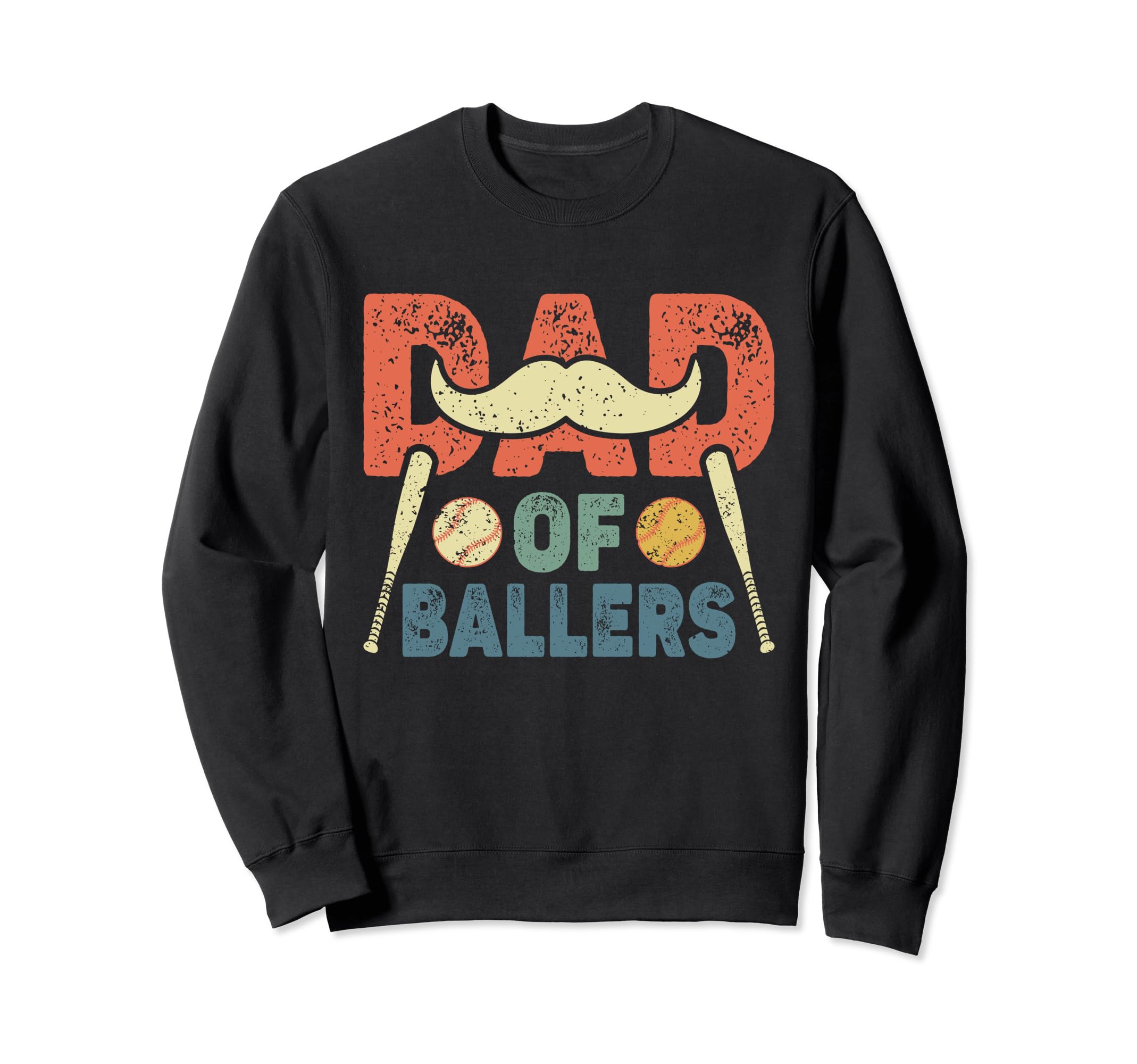 Dad Ballers Funny Baseball And Sweatshirt - Streetwear Style Men Women - T-Shirt, Sweatshirt, Hoodie