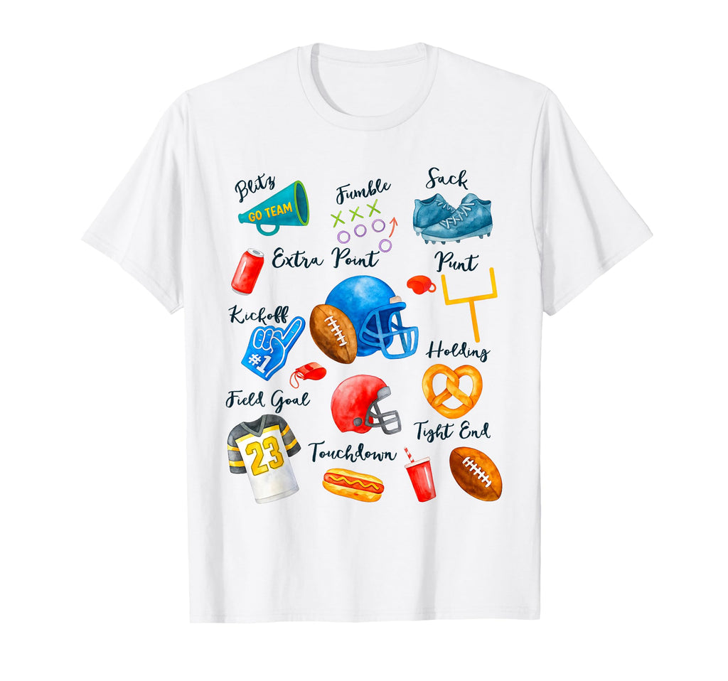 Football Player Touchdown Game Day T-Shirt - Streetwear Style Men Women - T-Shirt, Sweatshirt, Hoodie