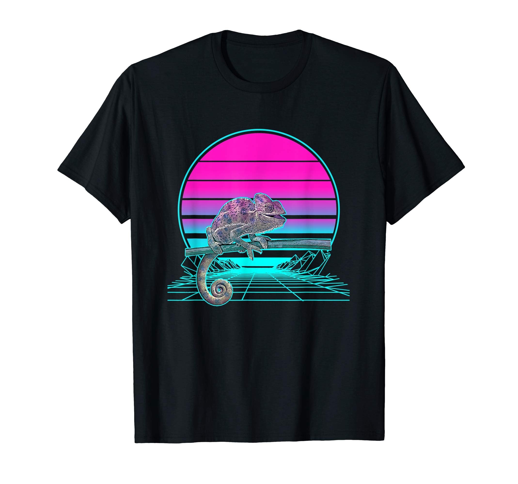 Sunset Chameleon T-Shirt - Graphic Print Men Women - T-Shirt, Sweatshirt, Hoodie