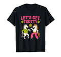 Funny Lets Get Trotty Horse Disco 70S T-Shirt - Minimalist Print Unisex - T-Shirt, Sweatshirt, Hoodie