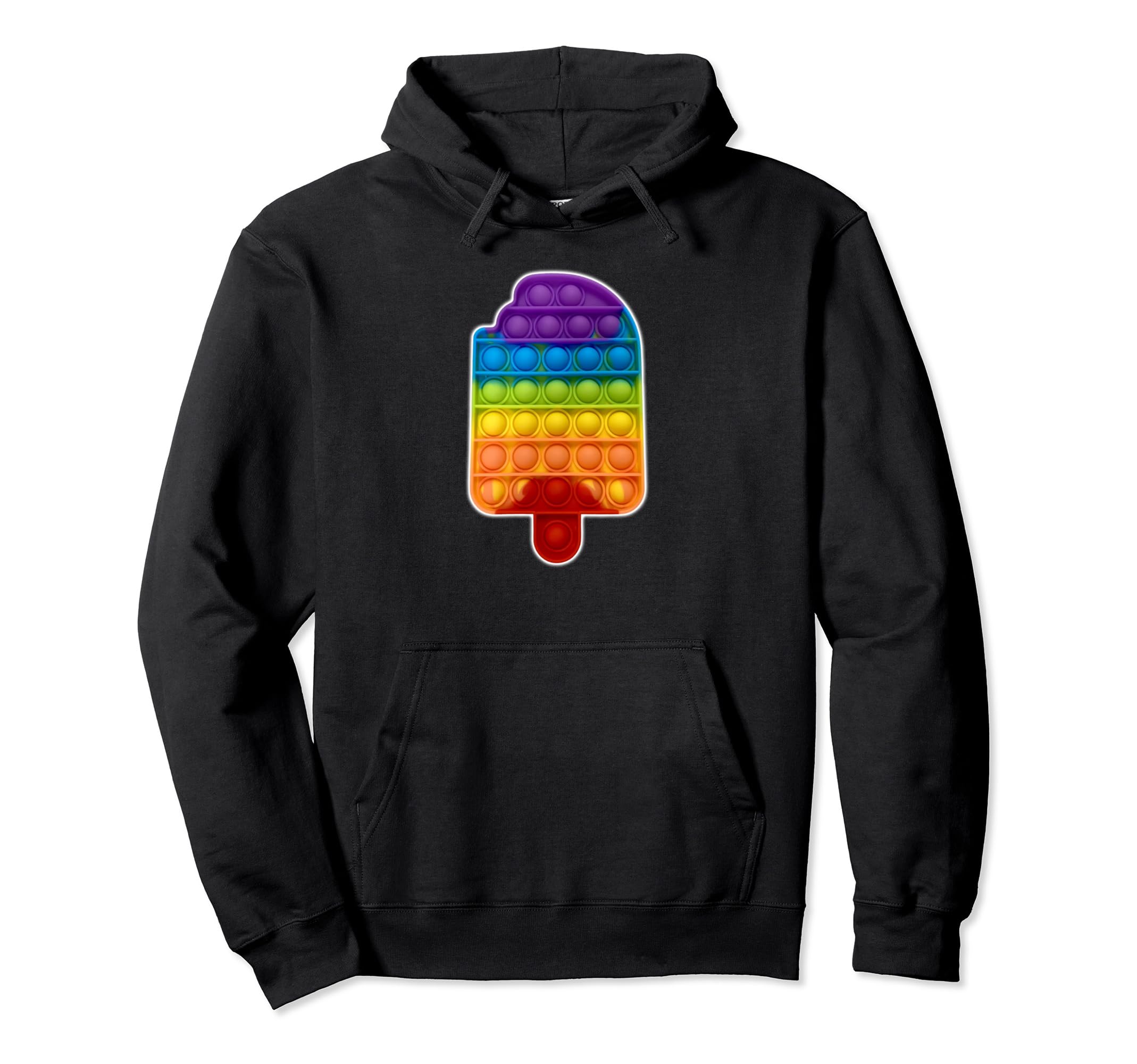 Pop It Popsicle Dimple Fidget Anxiety Hoodie - Trendy Graphic Men Women - T-Shirt, Sweatshirt, Hoodie