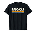 70S 80S Lagos Nigeria T-Shirt - Fun Novelty Design for Adults - T-Shirt, Sweatshirt, Hoodie