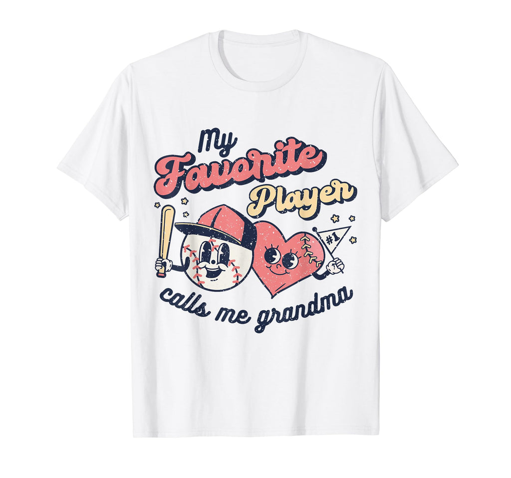 My Favorite Player Calls Me Grandma T-Shirt - Graphic Print Men Women - T-Shirt, Sweatshirt, Hoodie