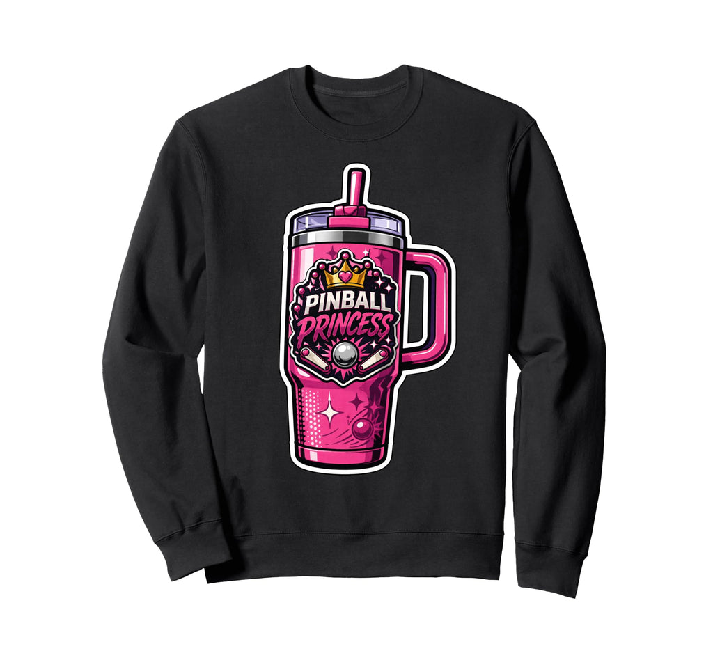 Pinball Princess Machines Funny Sweatshirt - Fun Novelty Design Unisex - T-Shirt, Sweatshirt, Hoodie