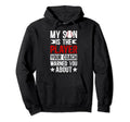 My Son Baseball Dad Baseball Player Hoodie - Fun Novelty Design for Adults - T-Shirt, Sweatshirt, Hoodie
