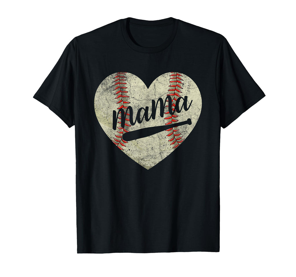 Baseball Mama Mom Happy Mothers Day T-Shirt - Novelty Apparel Unisex - T-Shirt, Sweatshirt, Hoodie