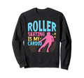 70S 80S Roller Skating Is My Cardio Sweatshirt - Trendy Graphic for Adults - T-Shirt, Sweatshirt, Hoodie