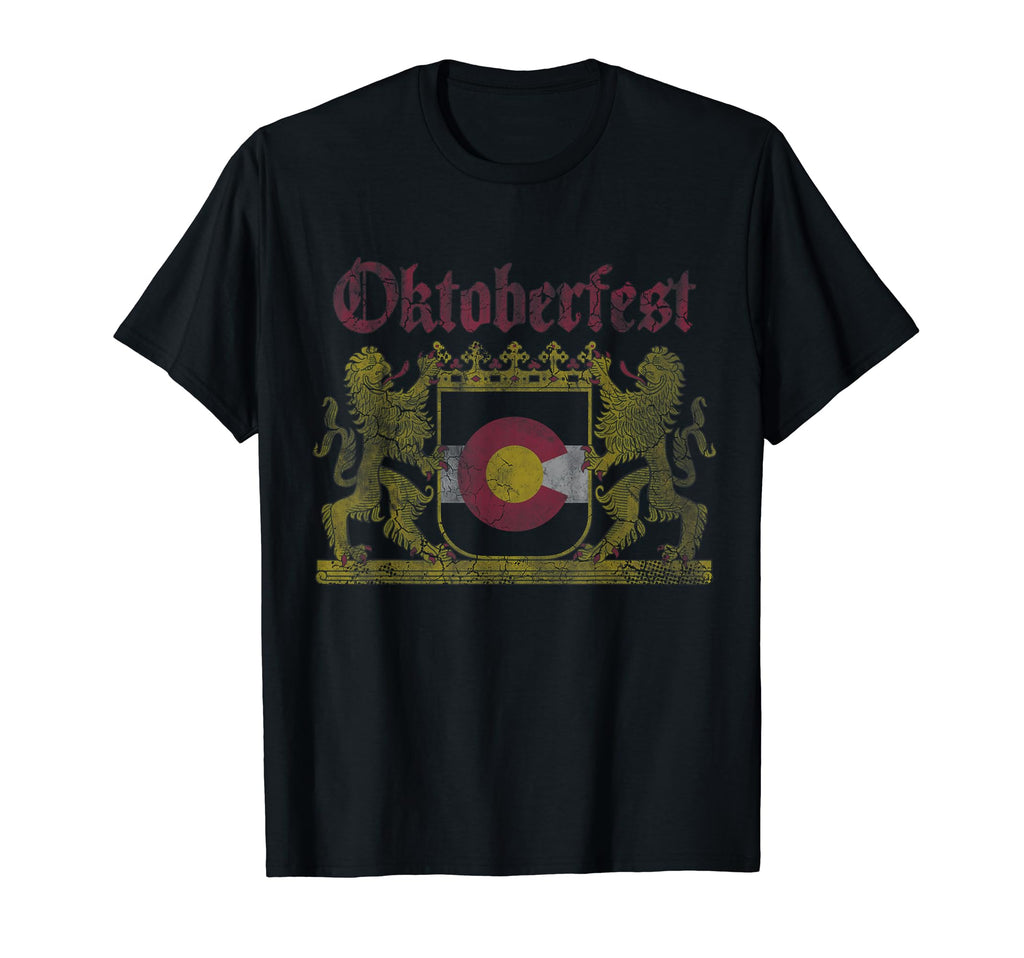 Colorado Flag Oktoberfest German American T-Shirt - Trendy Graphic Unisex - T-Shirt, Sweatshirt, Hoodie