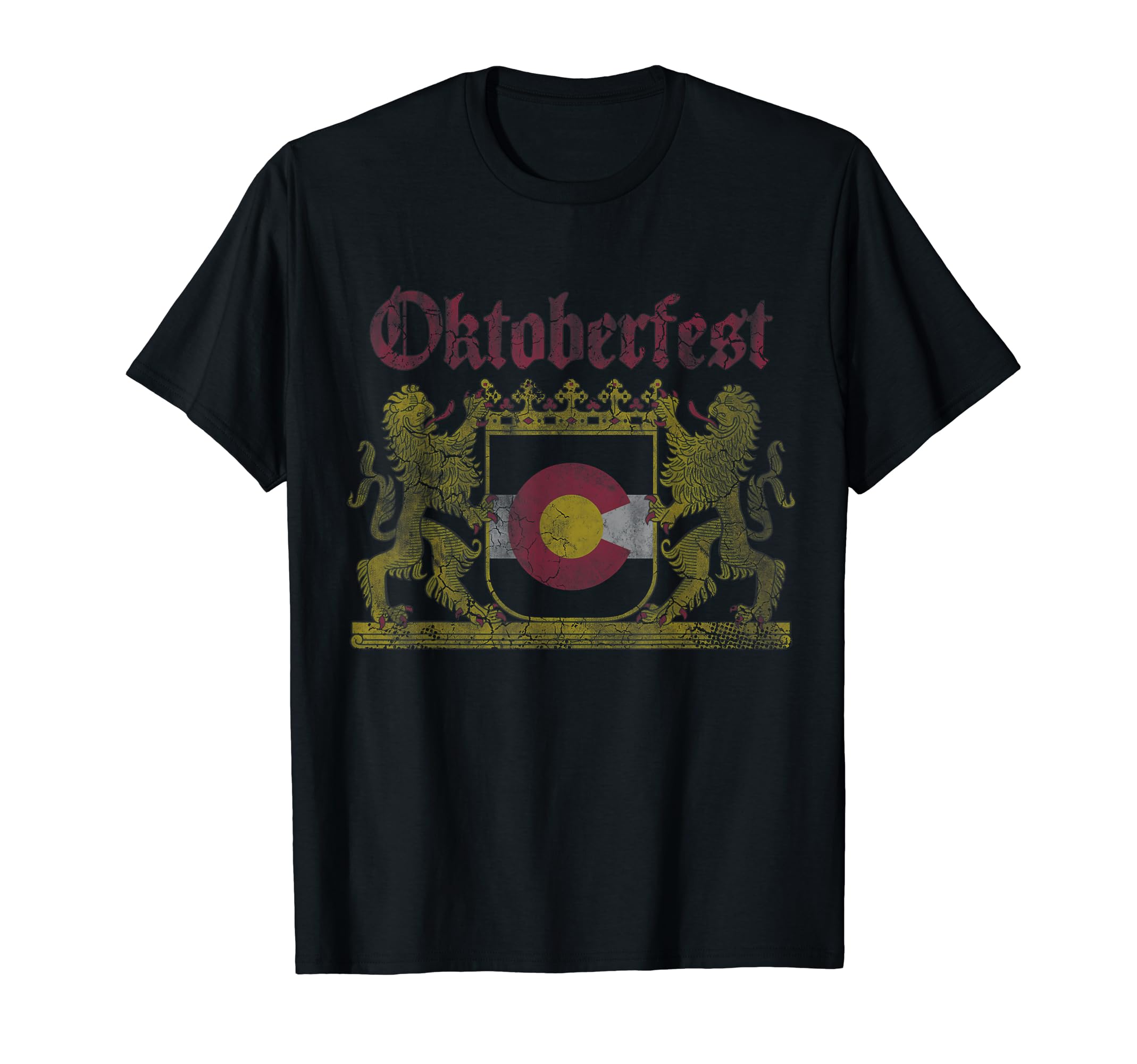Colorado Flag Oktoberfest German American T-Shirt - Trendy Graphic Unisex - T-Shirt, Sweatshirt, Hoodie