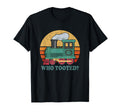 Who Tooted Funny Train Engine Sunset T-Shirt - Graphic Print Unisex - T-Shirt, Sweatshirt, Hoodie