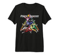 Power Rangers Rainbow Pyramid Action T-Shirt - Unique Graphic Men Women - T-Shirt, Sweatshirt, Hoodie