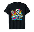 Halloween Skeleton Cassette Tape T-Shirt - Novelty Apparel Unisex - T-Shirt, Sweatshirt, Hoodie