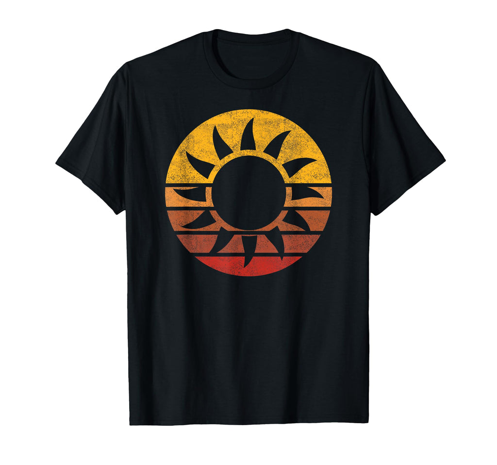 Minimalist Tribal Sun Grunge Sunset T-Shirt - Streetwear Style Unisex - T-Shirt, Sweatshirt, Hoodie
