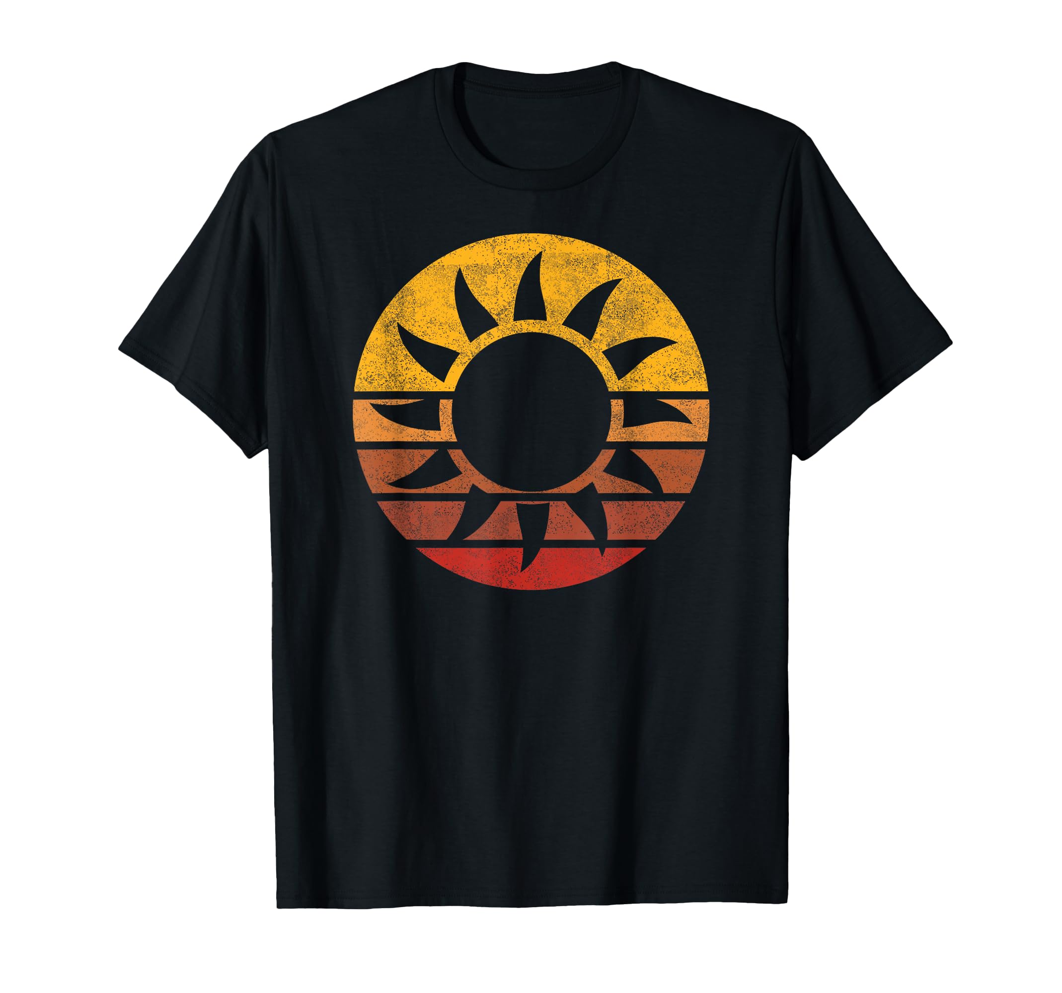 Minimalist Tribal Sun Grunge Sunset T-Shirt - Streetwear Style Unisex - T-Shirt, Sweatshirt, Hoodie
