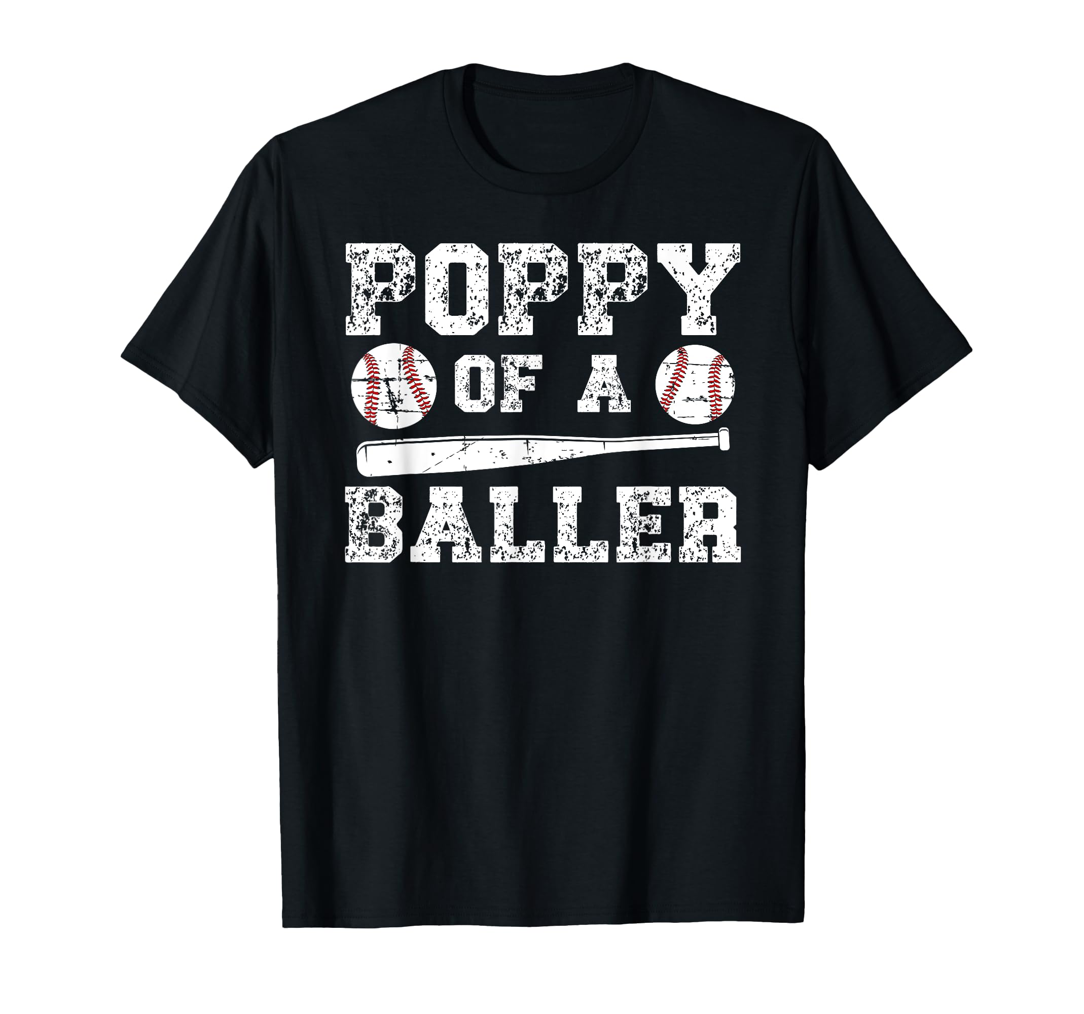 Poppy Baller Baseball Poppy Baseball T-Shirt - Minimalist Print for Adults - T-Shirt, Sweatshirt, Hoodie
