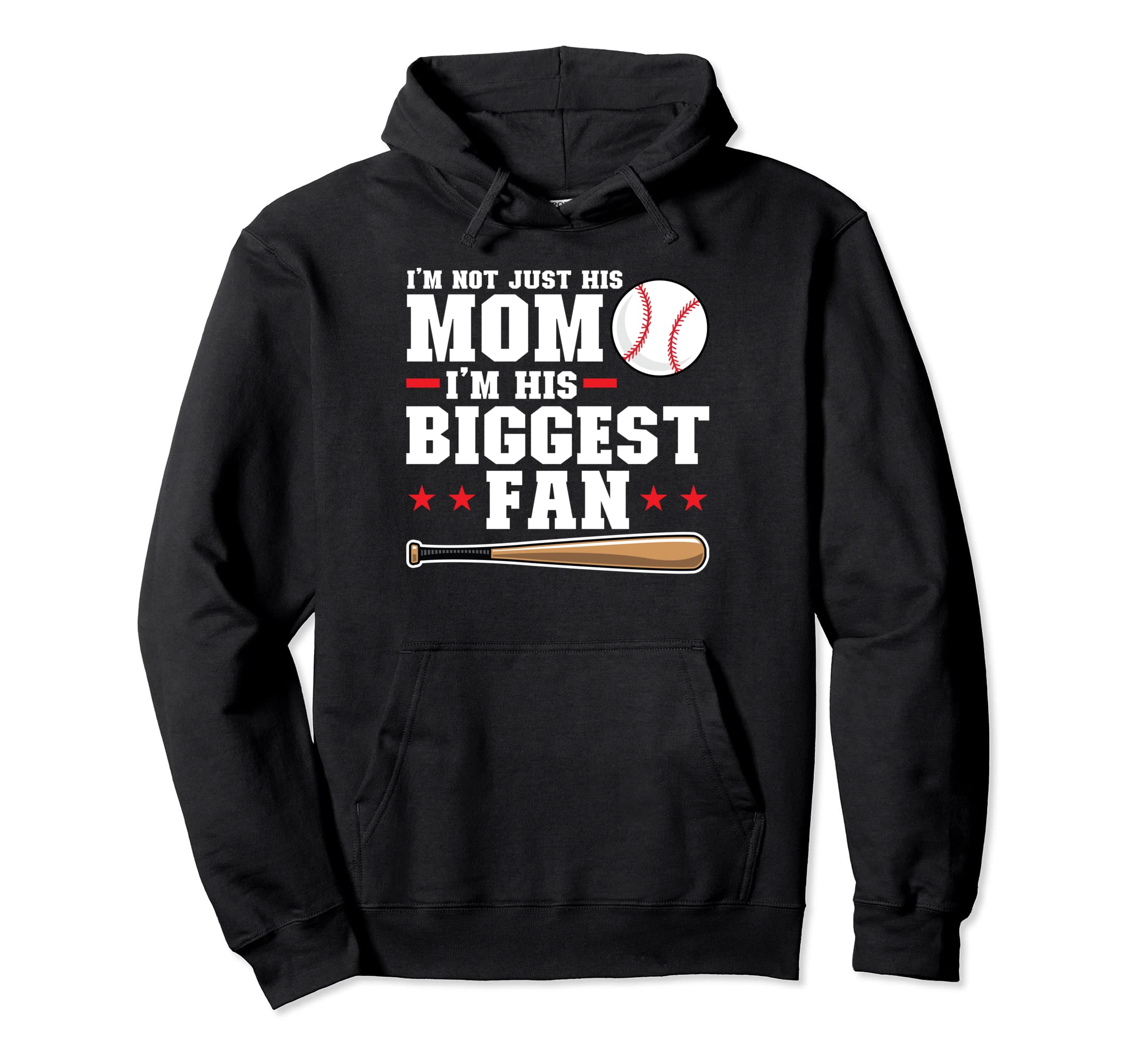 Im Not Just His Mom Im His Biggest Fan Hoodie - Streetwear Style Men Women - T-Shirt, Sweatshirt, Hoodie