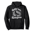 Rollin Into Kindergarten Roller Skate Hoodie - Custom Art Print for Adults - T-Shirt, Sweatshirt, Hoodie