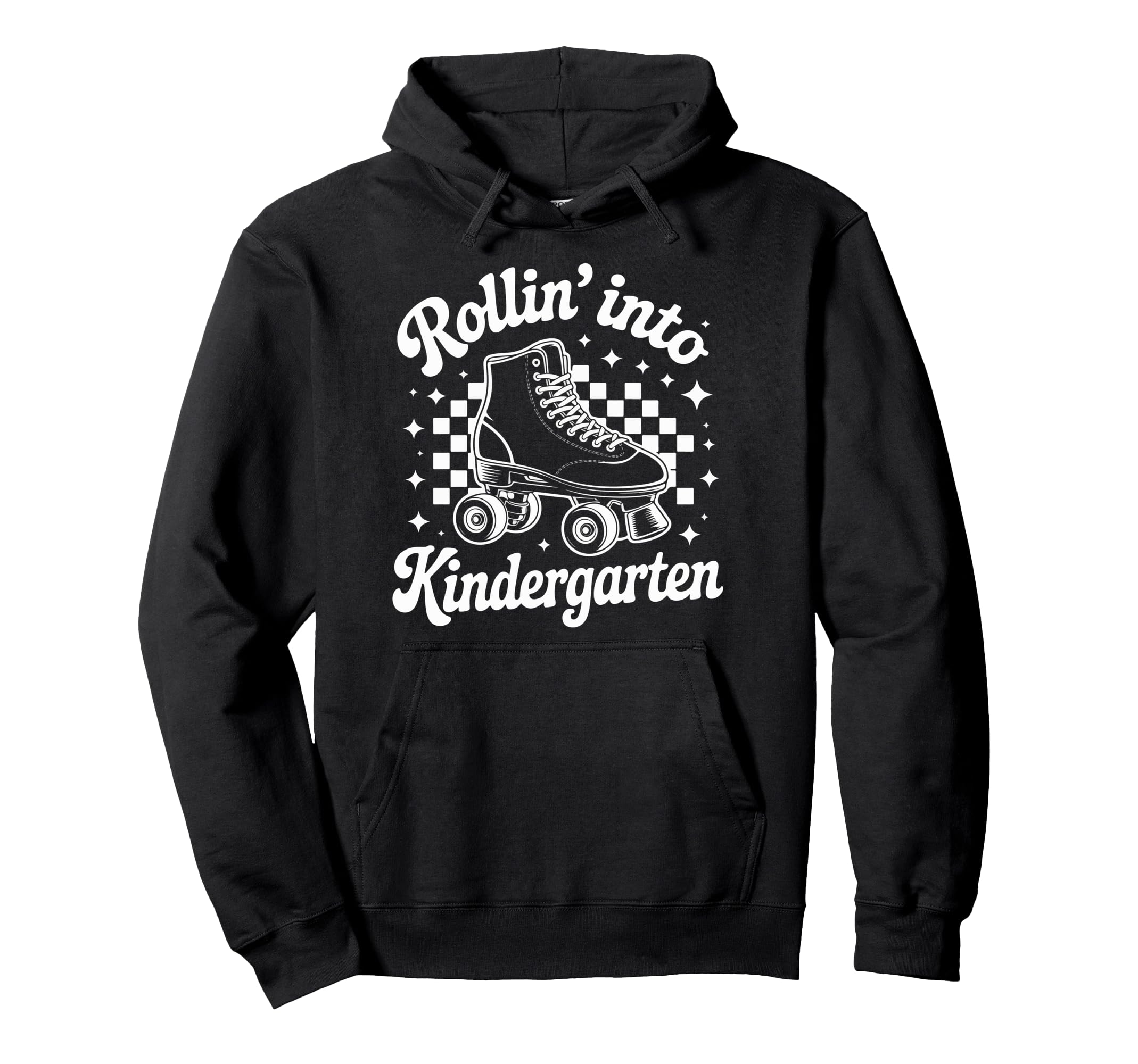 Rollin Into Kindergarten Roller Skate Hoodie - Custom Art Print for Adults - T-Shirt, Sweatshirt, Hoodie