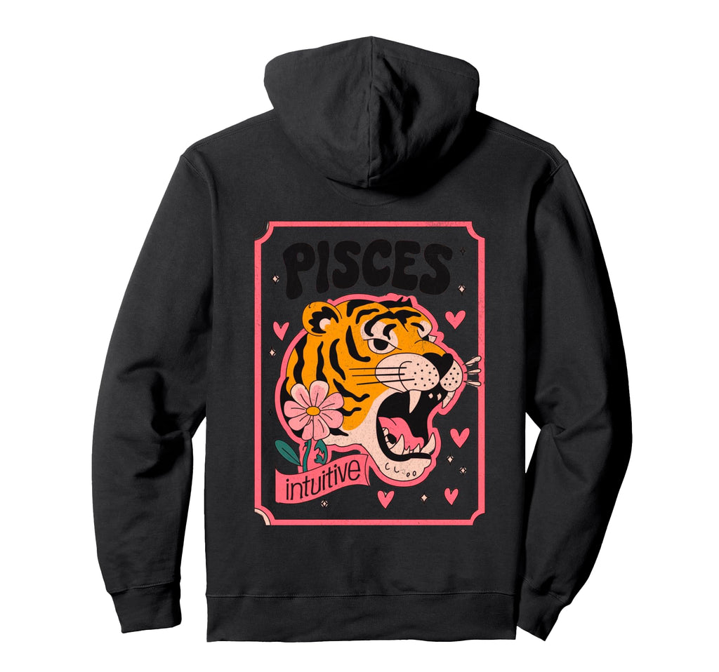 Pisces Zodiac Sign Y2K Aesthetic Hoodie - Custom Art Print Men Women - T-Shirt, Sweatshirt, Hoodie