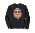 Hipster Beard Portrait Sunglasses Sweatshirt - Fun Novelty Design Men Women - T-Shirt, Sweatshirt, Hoodie