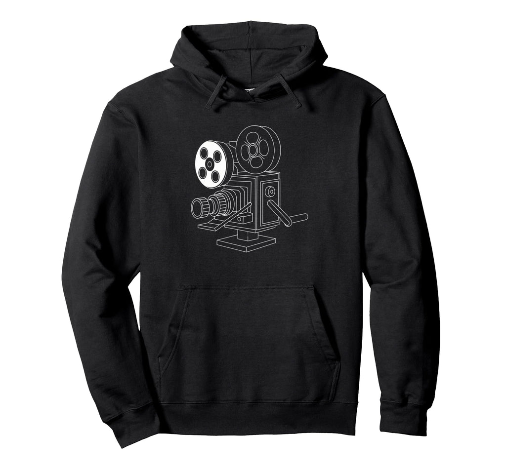 Photography Lover Camara Old School Hoodie - Minimalist Print Men Women - T-Shirt, Sweatshirt, Hoodie