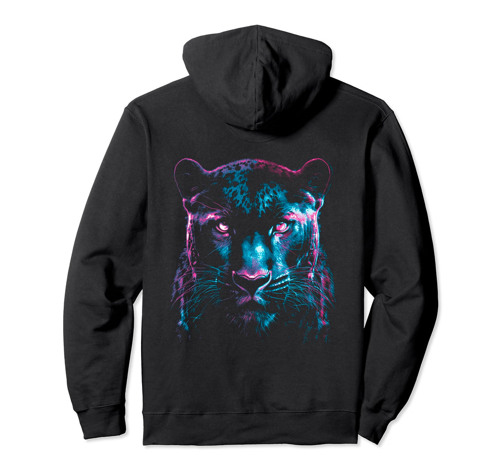 Panther Black Cyberpunk Aesthetic Hoodie - Streetwear Style Unisex - T-Shirt, Sweatshirt, Hoodie