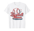 Baseball Mom Coquette Bow Mothers Day T-Shirt - Minimalist Print Unisex - T-Shirt, Sweatshirt, Hoodie