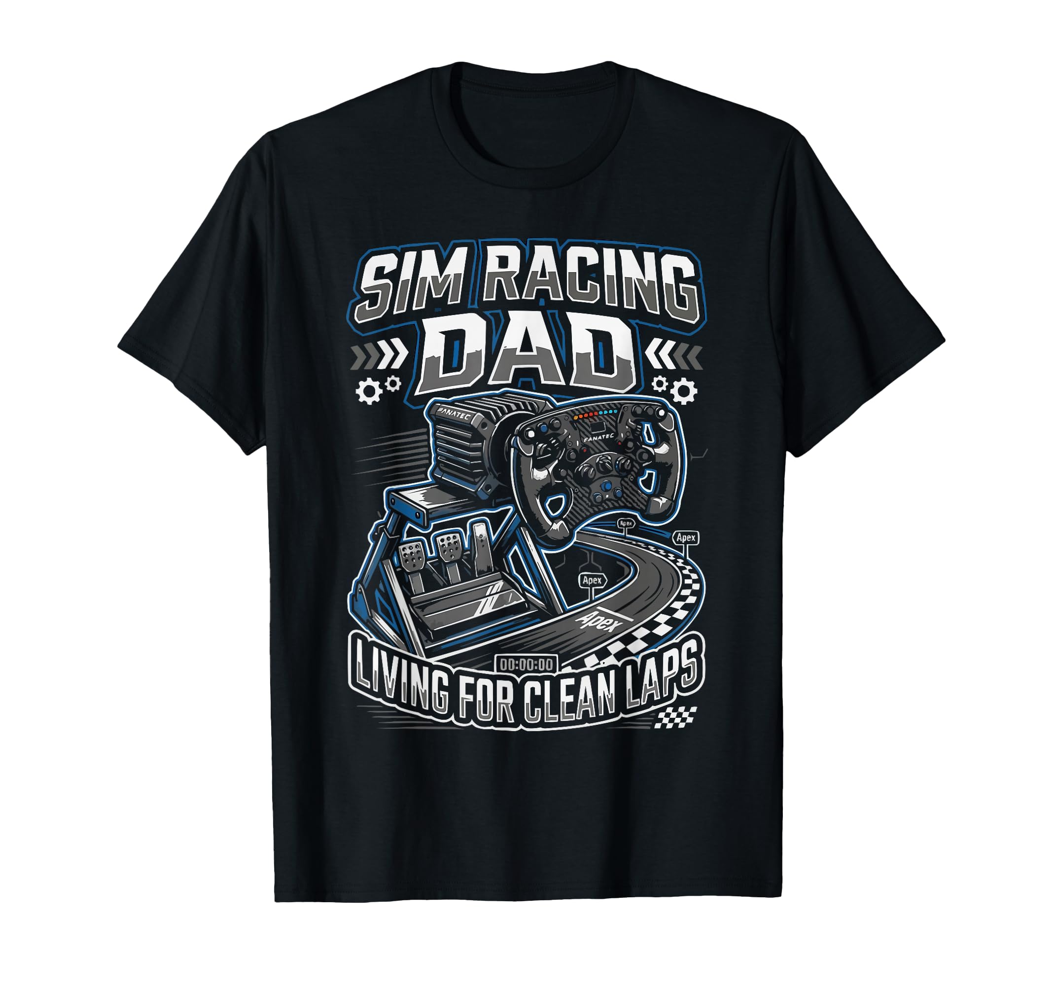 Sim Racing Dad Virtual Racing Game T-Shirt - Streetwear Style Men Women - T-Shirt, Sweatshirt, Hoodie