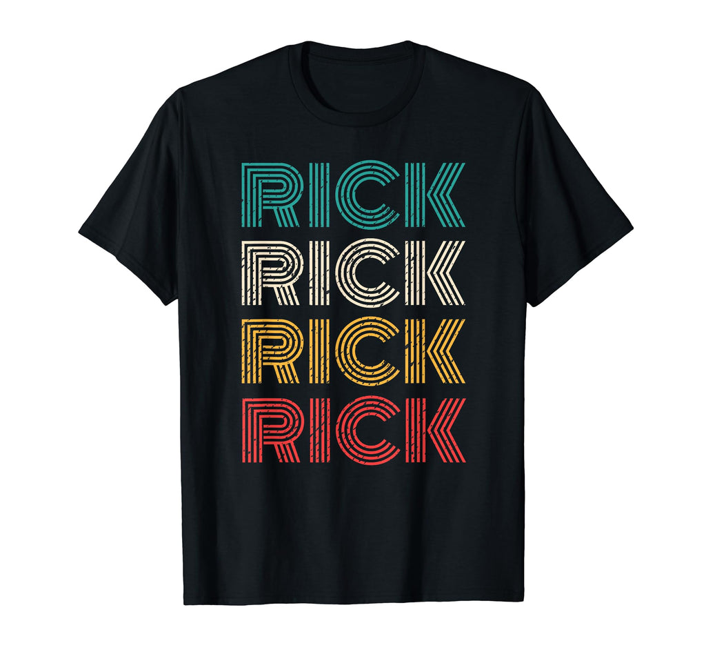 Rick Distressed 80S T-Shirt - Casual Everyday Wear Unisex - T-Shirt, Sweatshirt, Hoodie