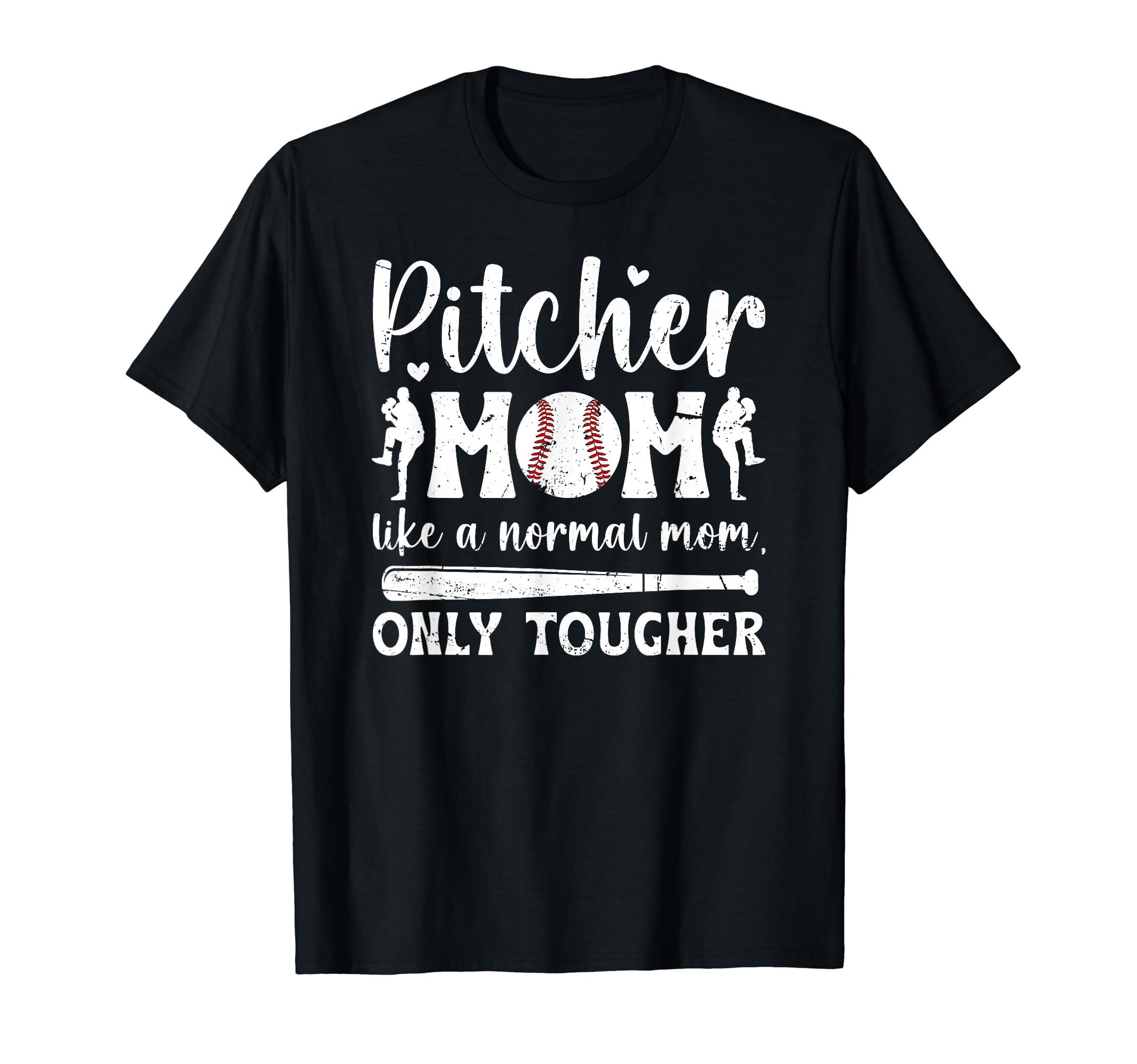 Tough Baseball Pitcher Mom Baseball T-Shirt - Trendy Graphic Unisex - T-Shirt, Sweatshirt, Hoodie