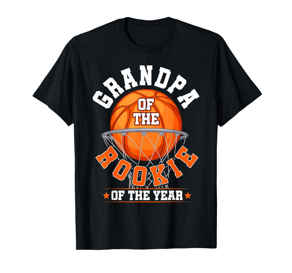 Grandpa Rookie 1St Birthday Basketball T-Shirt - Aesthetic Graphic Unisex - T-Shirt, Sweatshirt, Hoodie