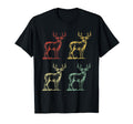 Deer Distressed Tees Hoodie - Graphic Print Men Women - T-Shirt, Sweatshirt, Hoodie