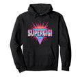 Super Gigi Neon Synthwave Hoodie - Aesthetic Graphic Unisex - T-Shirt, Sweatshirt, Hoodie