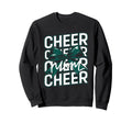 Cheer Mom Mother Bow Cheerleader Sweatshirt - Minimalist Print for Adults - T-Shirt, Sweatshirt, Hoodie