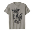 Raccoon Cowboy Cowgirl Trash Panda T-Shirt - Graphic Print for Adults - T-Shirt, Sweatshirt, Hoodie