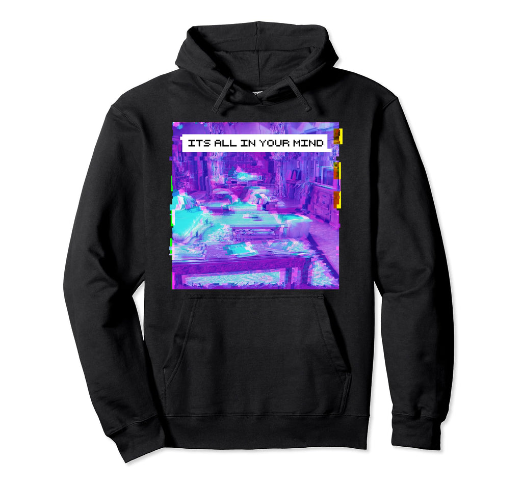Aesthetic Emotional Vaporwave Dream Its All Hoodie - Graphic Print Unisex - T-Shirt, Sweatshirt, Hoodie
