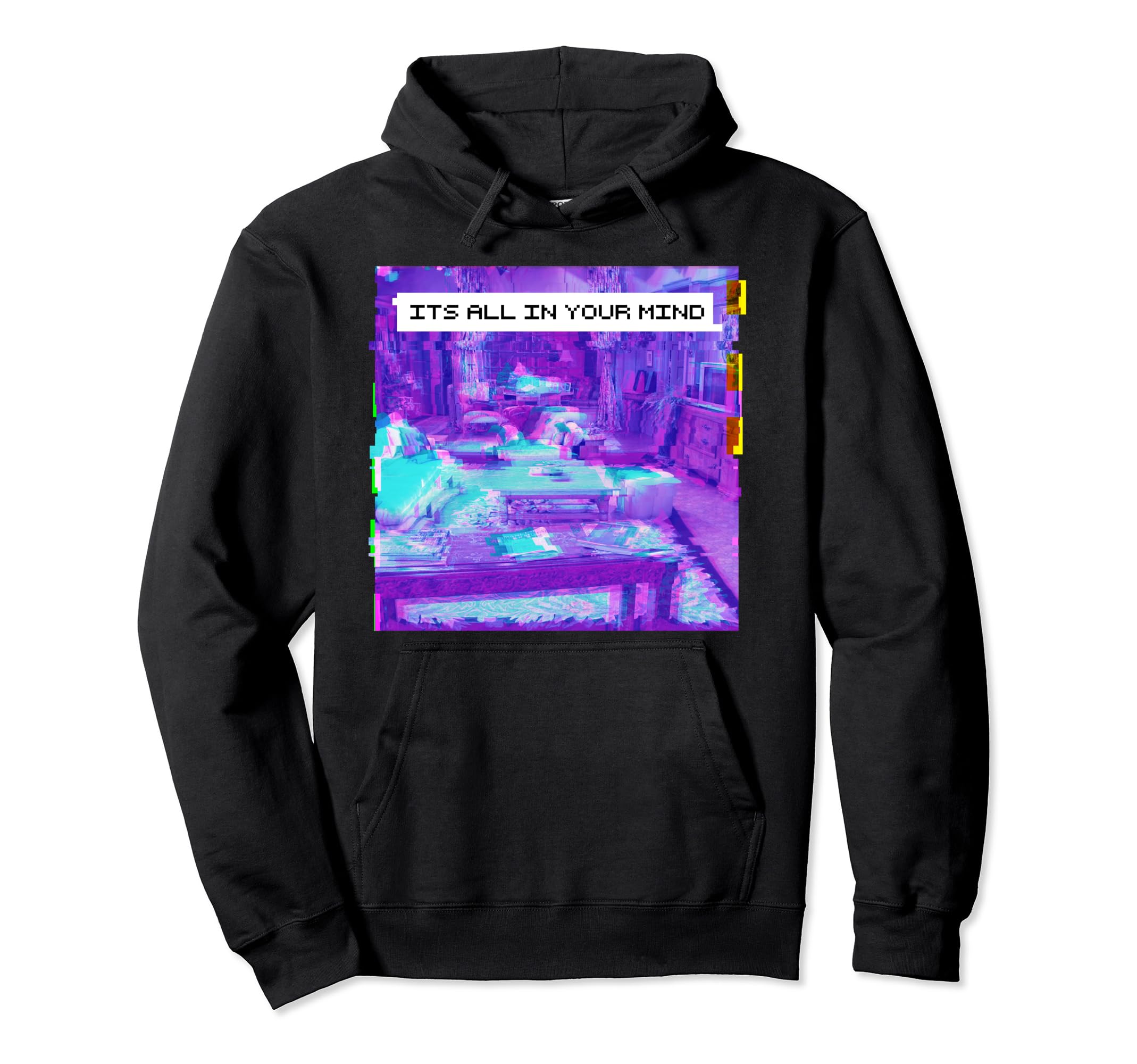 Aesthetic Emotional Vaporwave Dream Its All Hoodie - Graphic Print Unisex - T-Shirt, Sweatshirt, Hoodie