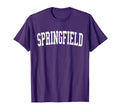 Springfield Fl Distressed White Varsity T-Shirt - Unique Graphic for Adults - T-Shirt, Sweatshirt, Hoodie