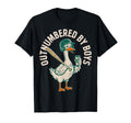 Outnumbered Goose Baseball Funny Mom T-Shirt - Casual Everyday Wear Unisex - T-Shirt, Sweatshirt, Hoodie