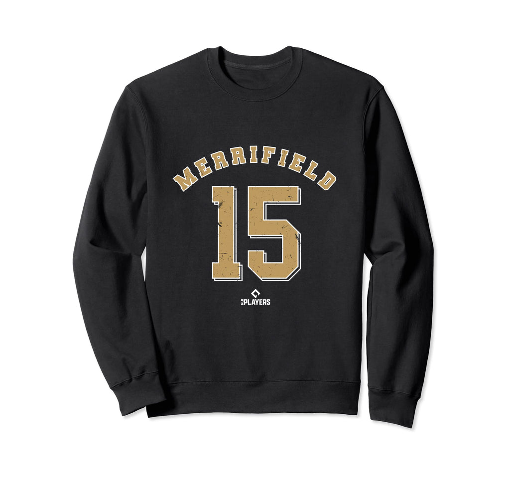 Whit Merrifield 15 Mlbpa Kansas Sweatshirt - Casual Everyday Wear Unisex - T-Shirt, Sweatshirt, Hoodie