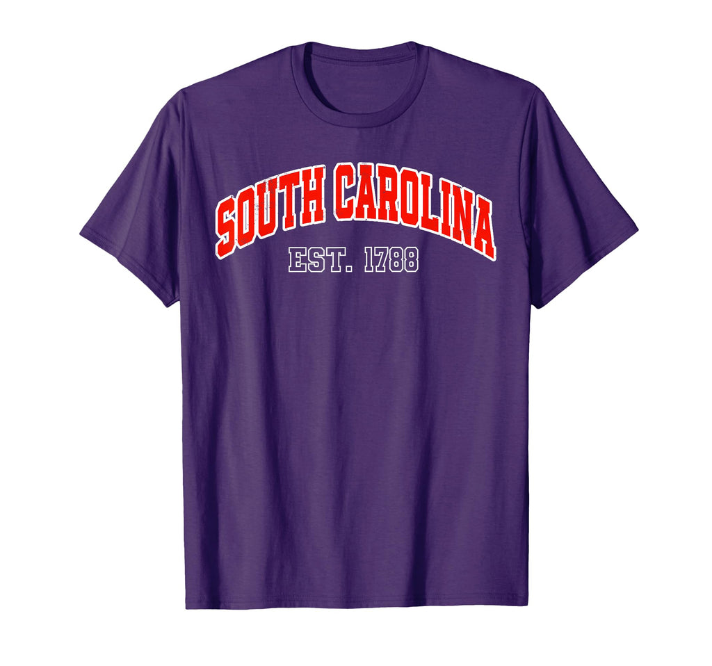 South Carolina State Souvenir Sc T-Shirt - Novelty Apparel for Adults - T-Shirt, Sweatshirt, Hoodie