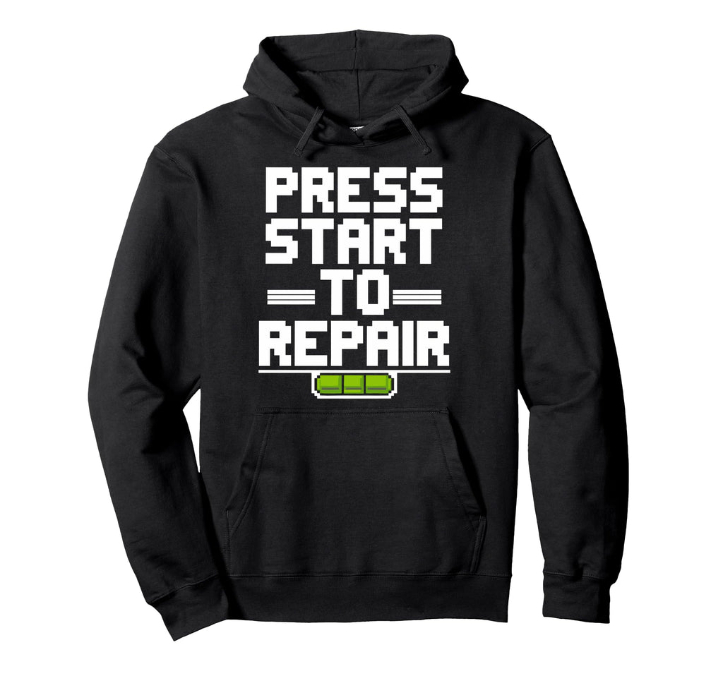 Gaming Repair Console Restoration Arcade Hoodie - Streetwear Style Unisex - T-Shirt, Sweatshirt, Hoodie