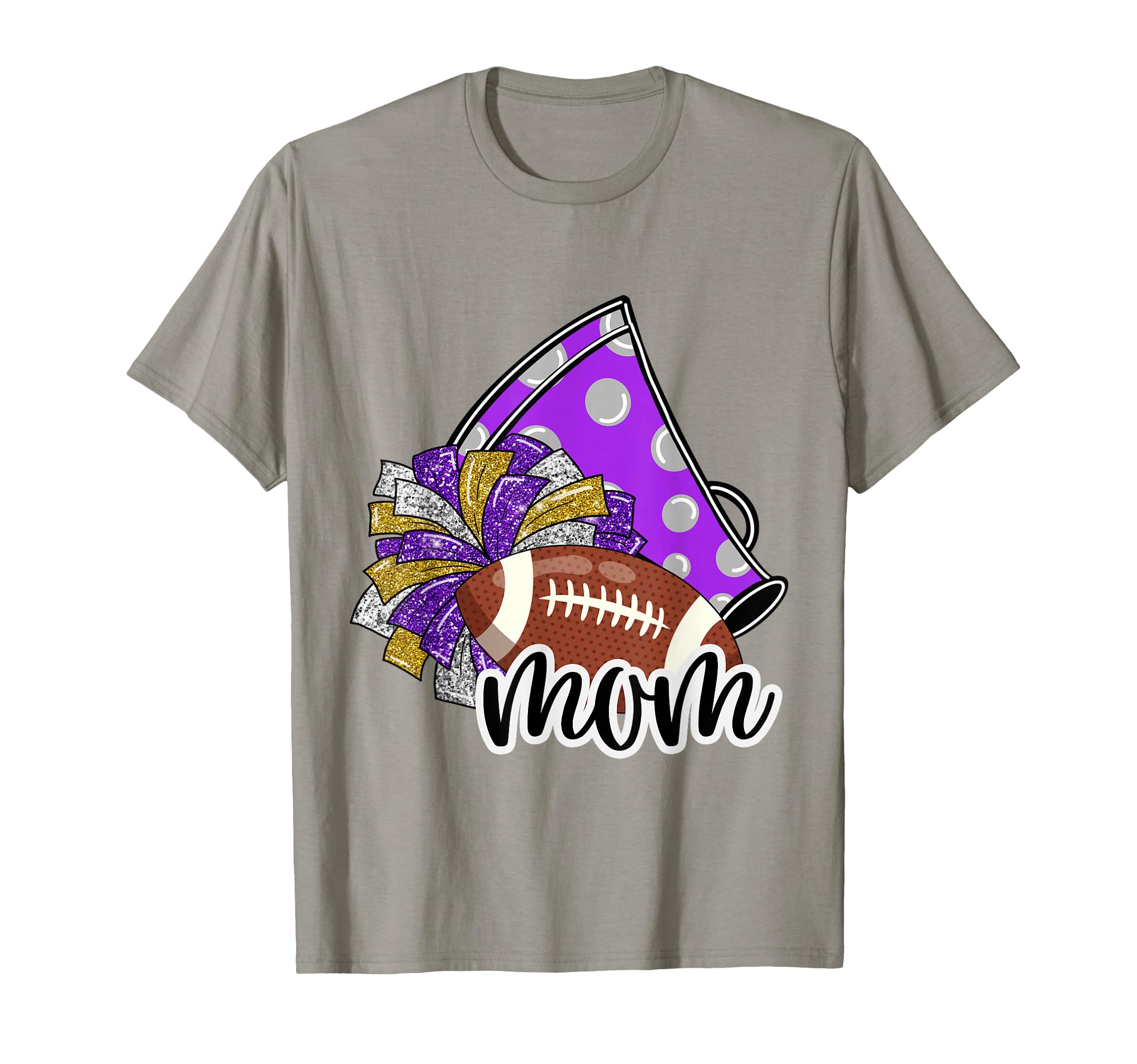 Football Cheerleader Mom Game Day Tops Hoodie - Graphic Print Men Women - T-Shirt, Sweatshirt, Hoodie