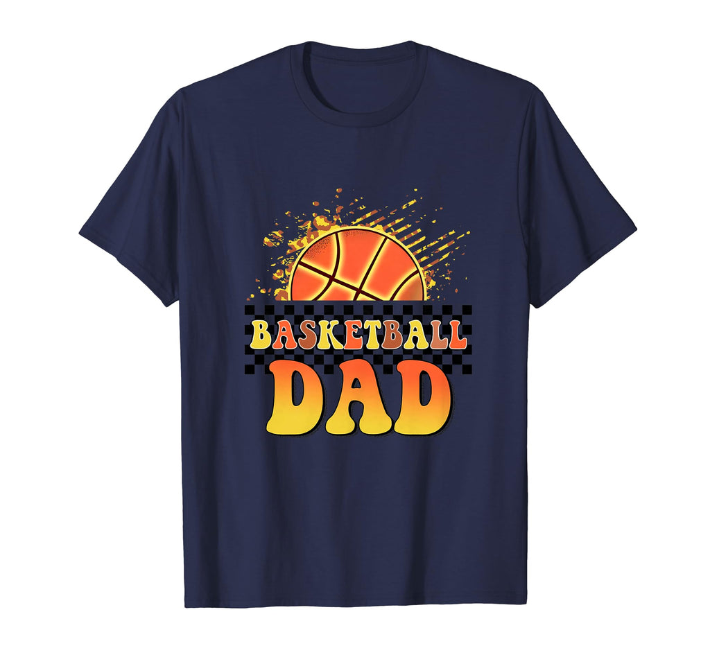 Basketball Dad Happy Fathers Day T-Shirt - Fun Novelty Design for Adults - T-Shirt, Sweatshirt, Hoodie
