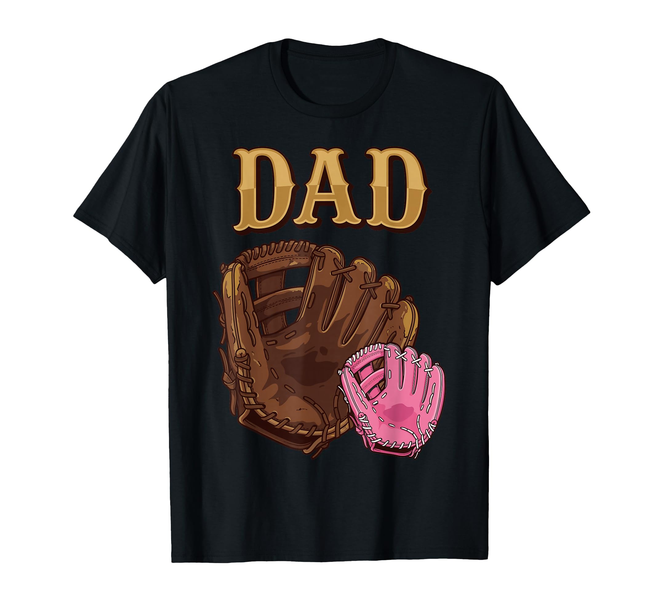 Dad Daughter Baseball Father Proud T-Shirt - Aesthetic Graphic for Adults - T-Shirt, Sweatshirt, Hoodie