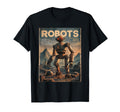 Fantasy Robot 70S Magazin Japanese T-Shirt - Graphic Print for Adults - T-Shirt, Sweatshirt, Hoodie