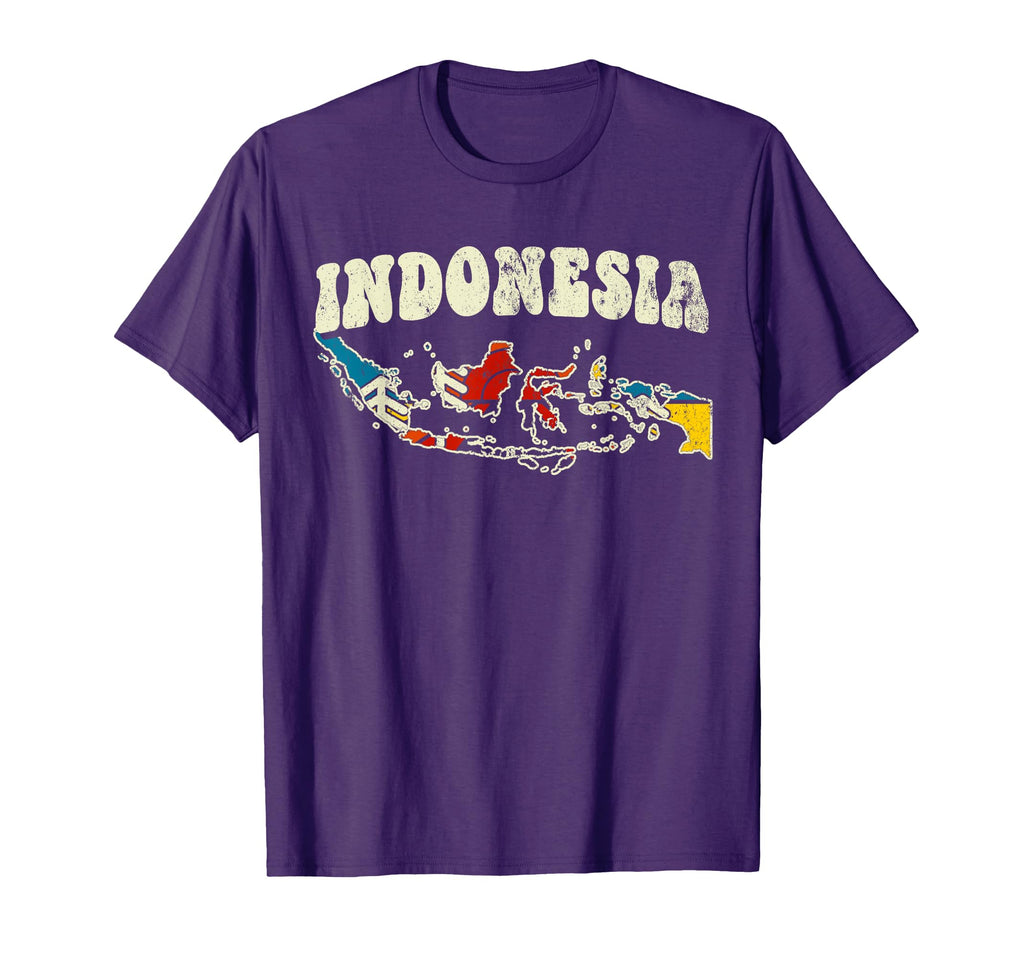 Indonesia Indonesian Country Rainbow T-Shirt - Minimalist Print Men Women - T-Shirt, Sweatshirt, Hoodie